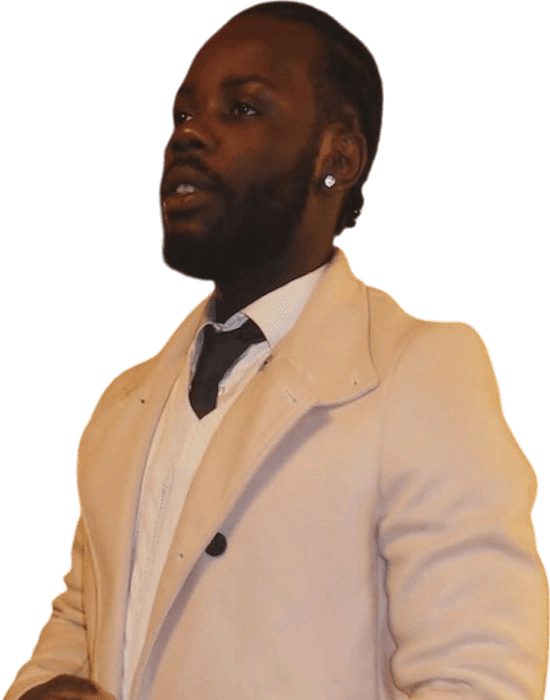 Portrait of Eben Kwete, founder of Hephera